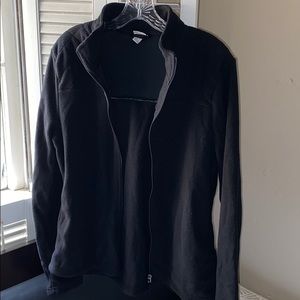Black zip up jacket